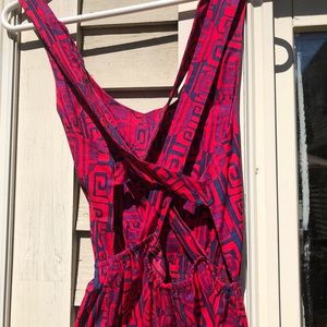 Vintage cross back dress